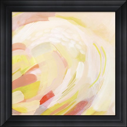 Framed Sunburst Blossom I Print
