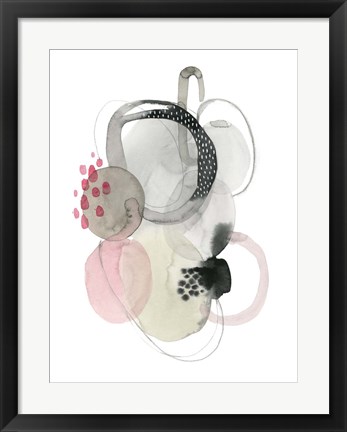 Framed Strawberry Punch I Print