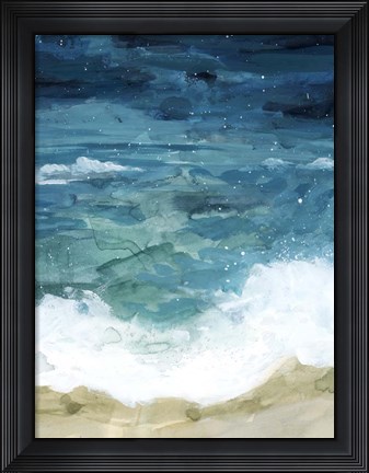 Framed Shattered Waved II Print