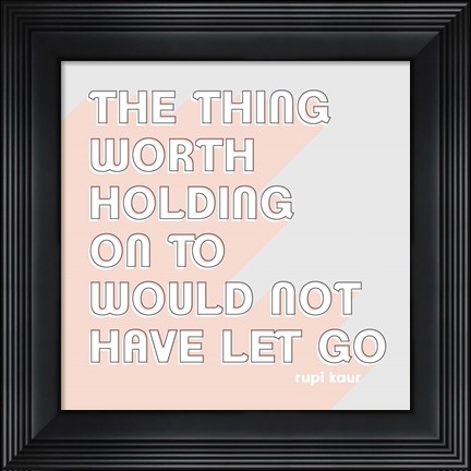 Framed Be Kind II Print