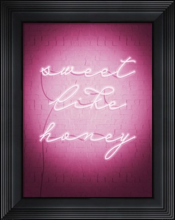 Framed Sweet Neon II Print