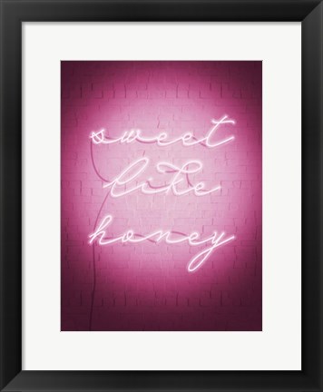 Framed Sweet Neon II Print