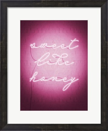 Framed Sweet Neon II Print