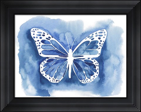 Framed Butterfly Inkling I Print