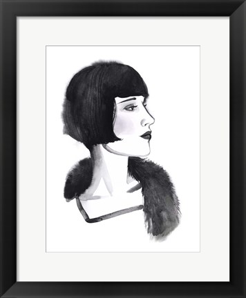 Framed Gatsby Girl I Print