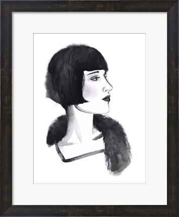 Framed Gatsby Girl I Print