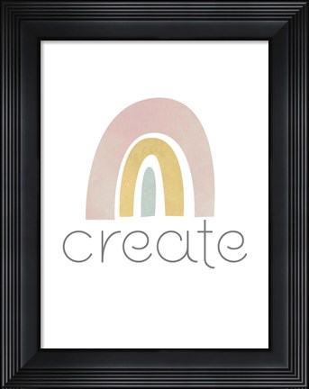 Framed Rainbow Play II Print