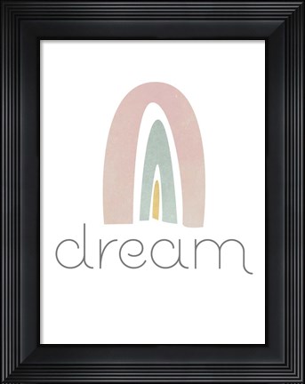 Framed Rainbow Play IV Print