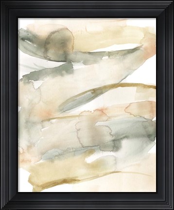 Framed Concurrent Pastels I Print