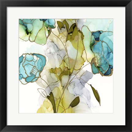 Framed Flower Facets V Print