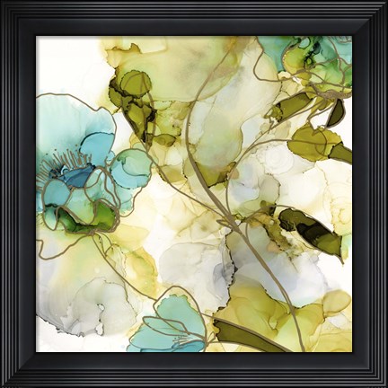 Framed Flower Facets VI Print