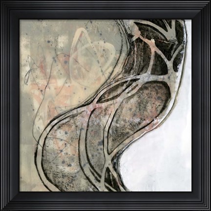 Framed Wave Flux I Print