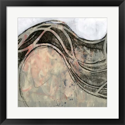 Framed Wave Flux II Print