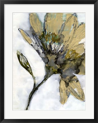 Framed Flower Alloy I Print