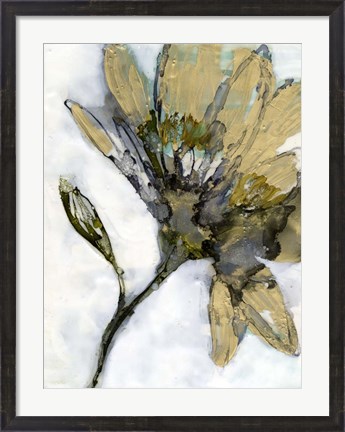 Framed Flower Alloy I Print