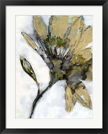 Framed Flower Alloy I Print