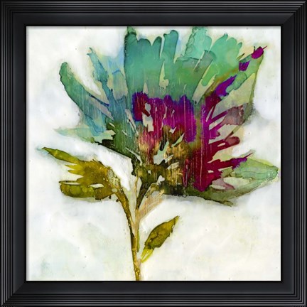 Framed Fuchsia Splash I Print