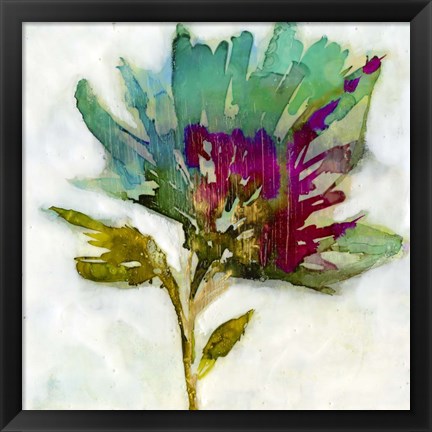 Framed Fuchsia Splash I Print