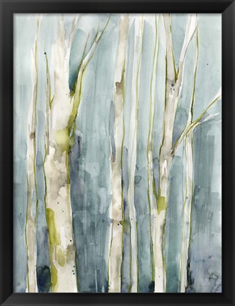 Framed Treeline Watercolor II Print