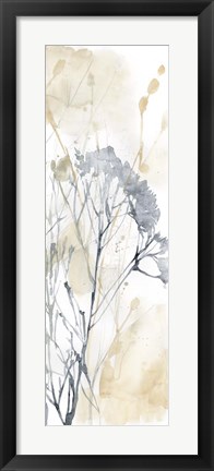 Framed Wildflower Line Contour II Print