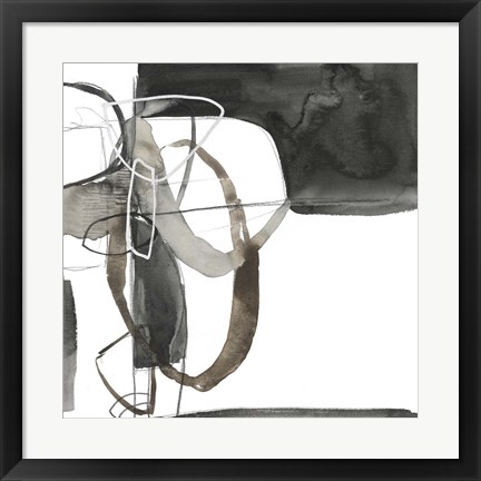 Framed Interlocked II Print