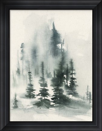 Framed Misty Winter I Print