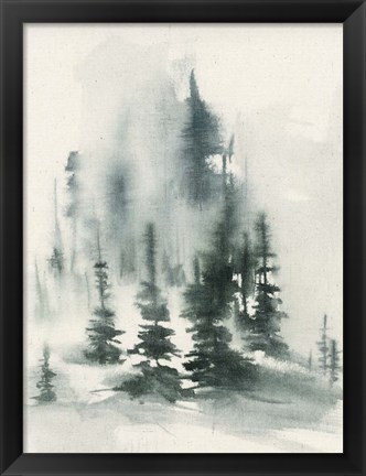 Framed Misty Winter I Print