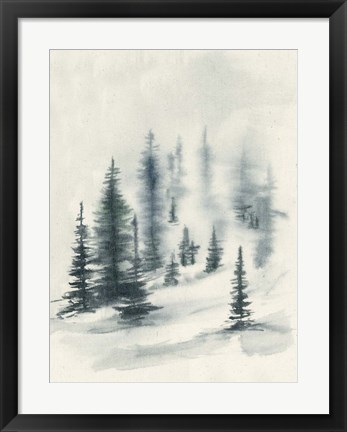 Framed Misty Winter II Print