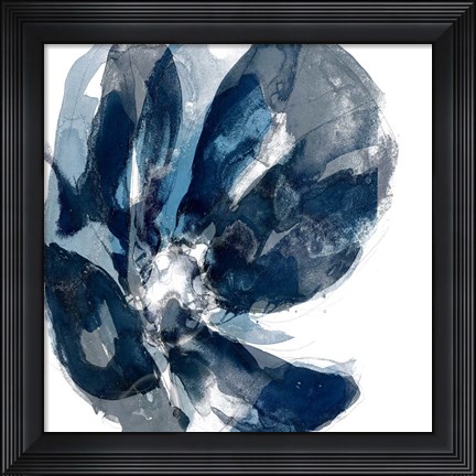 Framed Blue Exclusion II Print