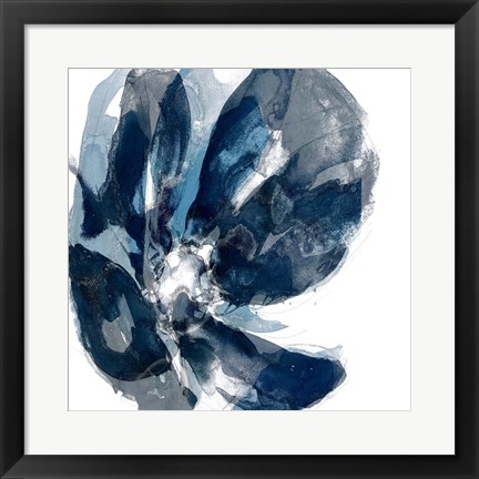 Framed Blue Exclusion II Print