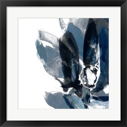 Framed Blue Exclusion IV Print