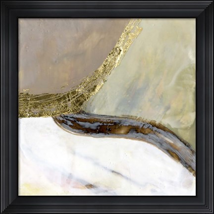 Framed Converging Pathways I Print