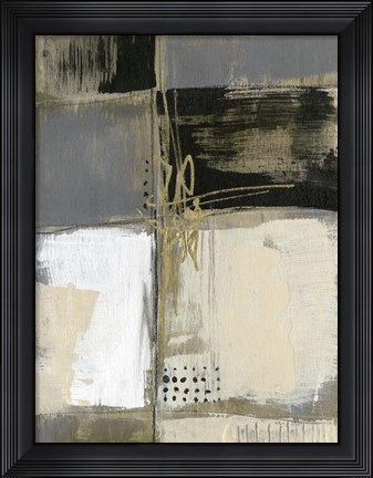 Framed Neutral Divisions III Print