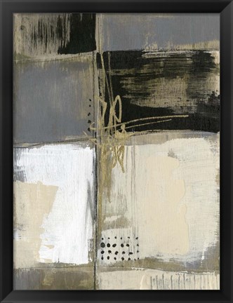 Framed Neutral Divisions III Print