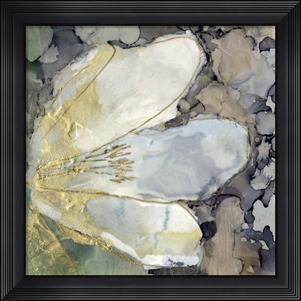 Framed Abstracted Lily II Print
