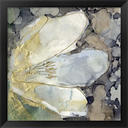 Framed Abstracted Lily II Print