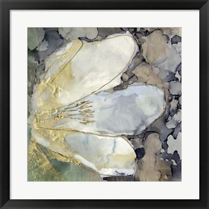 Framed Abstracted Lily II Print