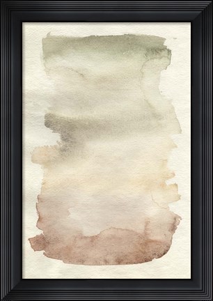 Framed Pastel Gradation III Print