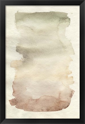 Framed Pastel Gradation III Print