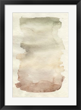 Framed Pastel Gradation III Print