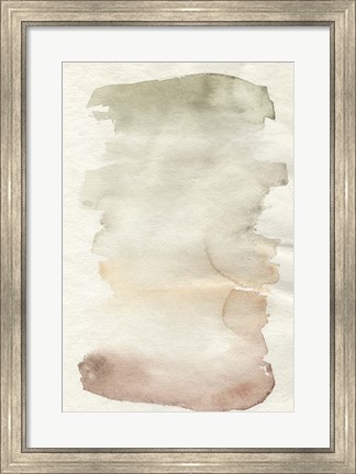 Framed Pastel Gradation IV Print