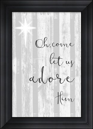 Framed Blessed Christmas I Print