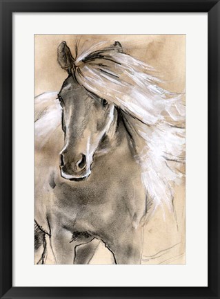 Framed Sketched Horse I Print
