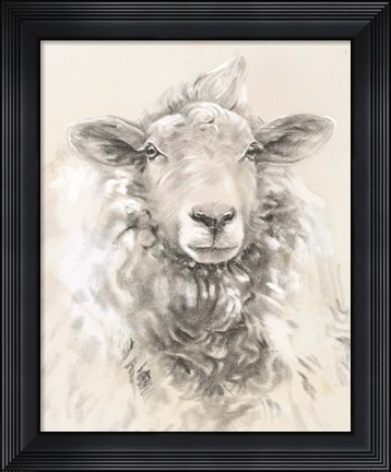 Framed Sketched Farm Portraits I Print