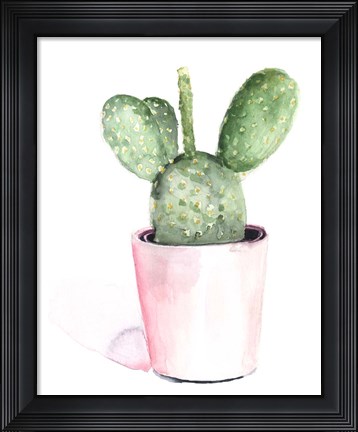 Framed Sharp Succulents III Print