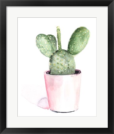 Framed Sharp Succulents III Print