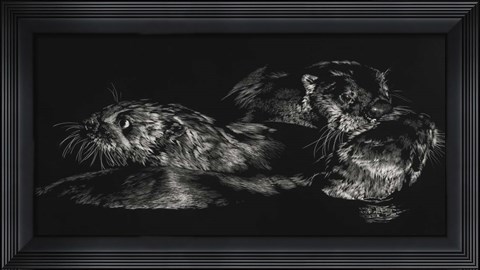 Framed Fluid Dynamics Print