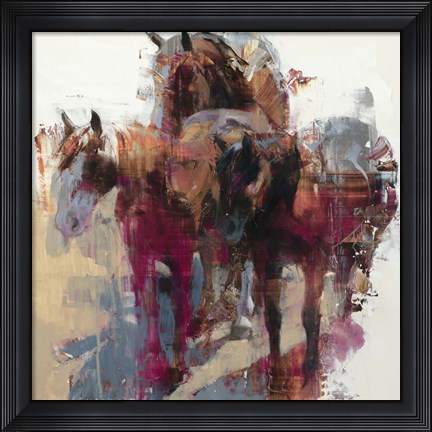 Framed Three Stooges Print