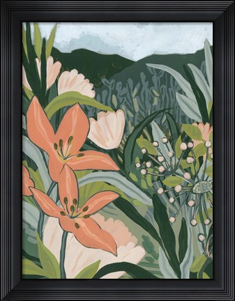 Framed Spring Valley Blooms I Print