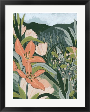 Framed Spring Valley Blooms I Print